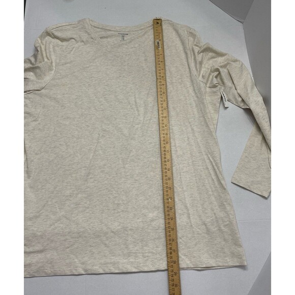 Amazon Essentials Long Sleeve T Shirt Size XXL New With Tag Tan Heather - Picture 6 of 6